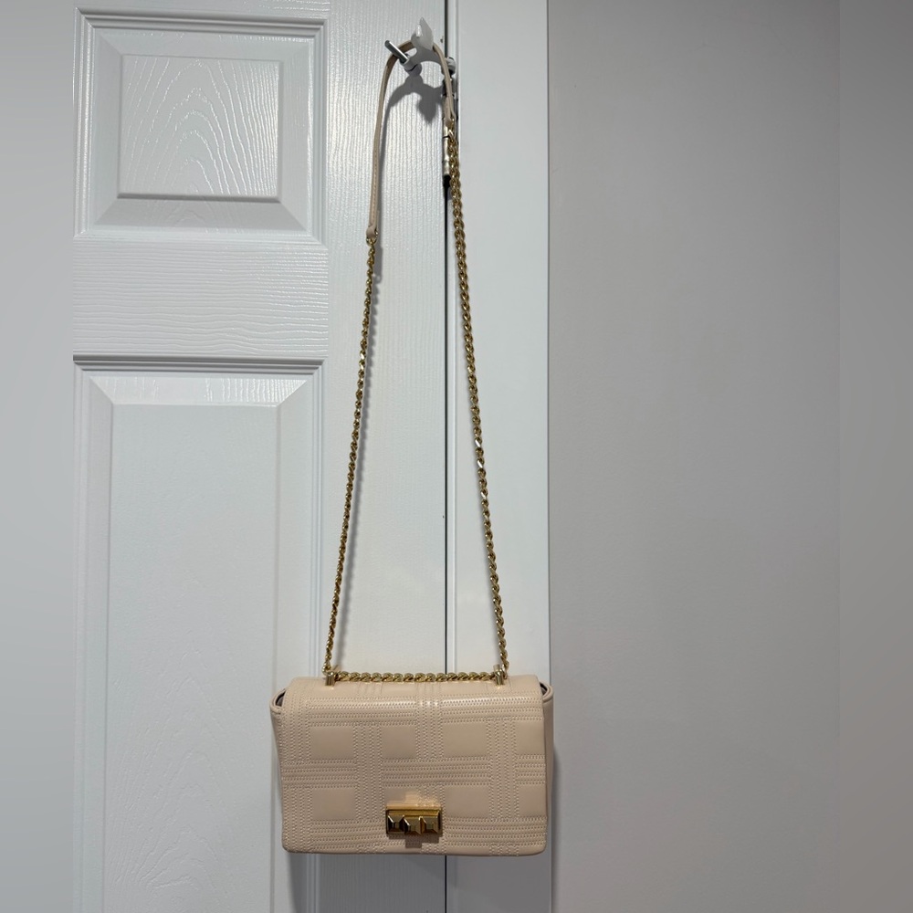 Zara Cream Chain Shoulder Bag - Picture 1 of 5